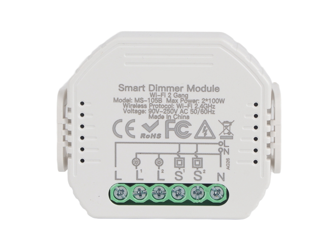 Módulo Interruptor Dimmer Inteligente 2 Vias | S/MARCA