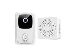 Timbre WiFi com câmera Tuya áudio bidirecional visão noturna S/MARCA