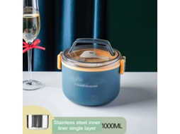 Lancheira Bento À Prova de Vazamentos para Adultos Hawthorn Vermelho-1000Ml LUUCOZK