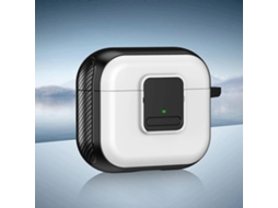 Estojo Para Fones De Ouvido Sem Fio Em Tpu + Pc Com Interruptor Magnético Para Airpods 3