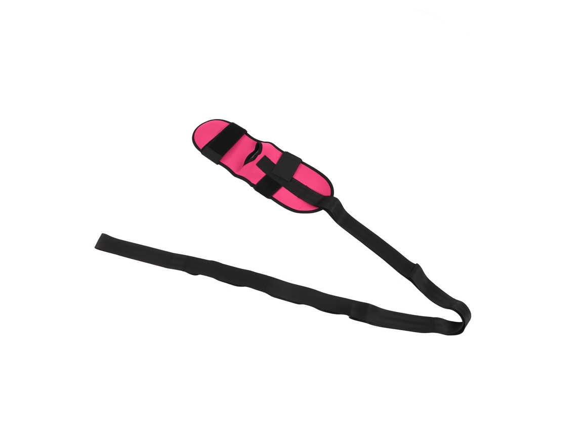 Cinto de treinamento de Ioga para isquiotibiais e pernas, Faixa Flexibilidade Treinamento Dança, Rosa.-aquaforge