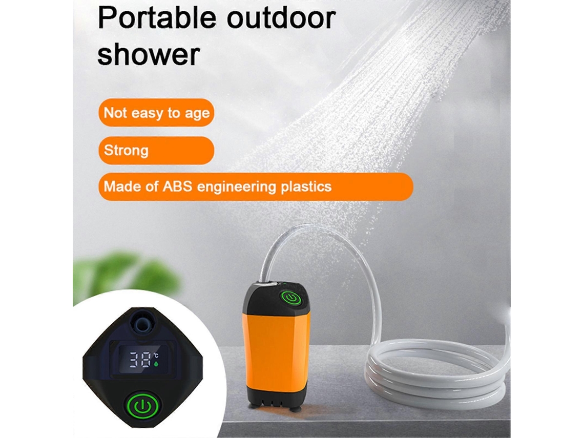 Kit De Chuveiro Externo Portátil Com Motor De Cobre Puro, Chuveiro Elétrico Simples Para Casa, Acampamento E Dormitório. PENGDSJE