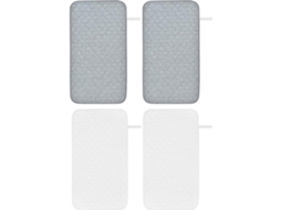 4pcs Reusable Changing Mat Liners For Crib Stroller - Waterproof And Washable