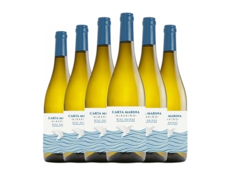Vinho branco VÍA ATLÁNTICA Carta Marina Albariño Rías Baixas (0.75 L - 6 Unidades)