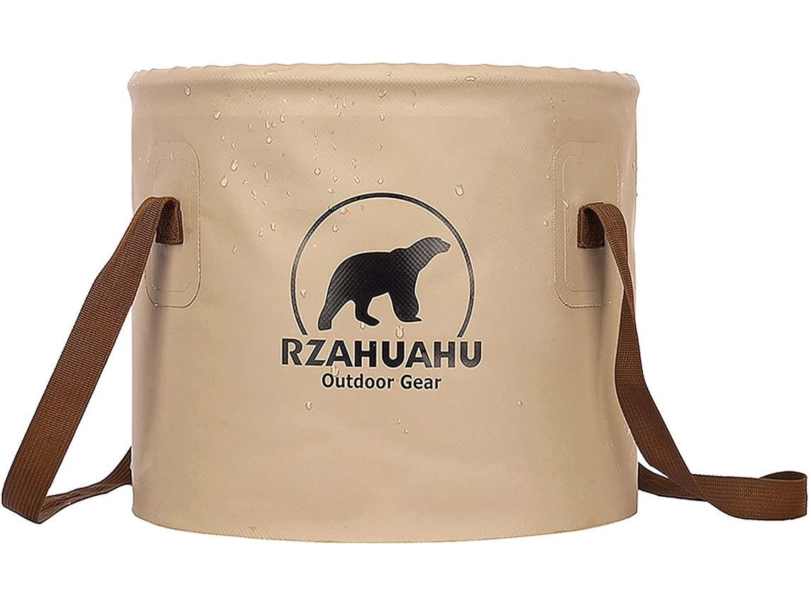Balde Dobrável Para Áreas Externas, Balde De Água Dobrável Em Pvc, Recipiente Para Água Para Camping, Caminhadas, Lavagem De Carros Aquaforge (18l)