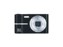Câmera digital portátil compacta Yizhood HD de 50 MP, tecido preto, 24 polegadas