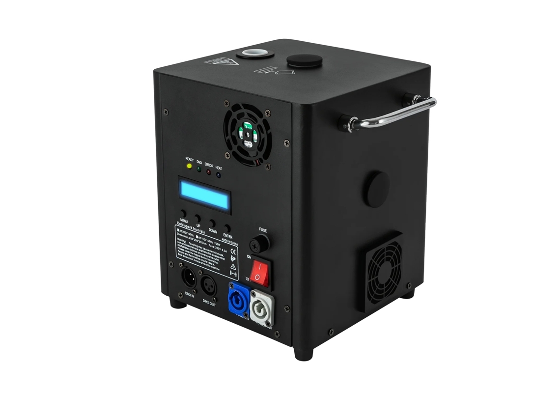 Máquina De Foguetes De Pólvora, Controlada Remotamente, Capaz De Dmx, Preto Oem