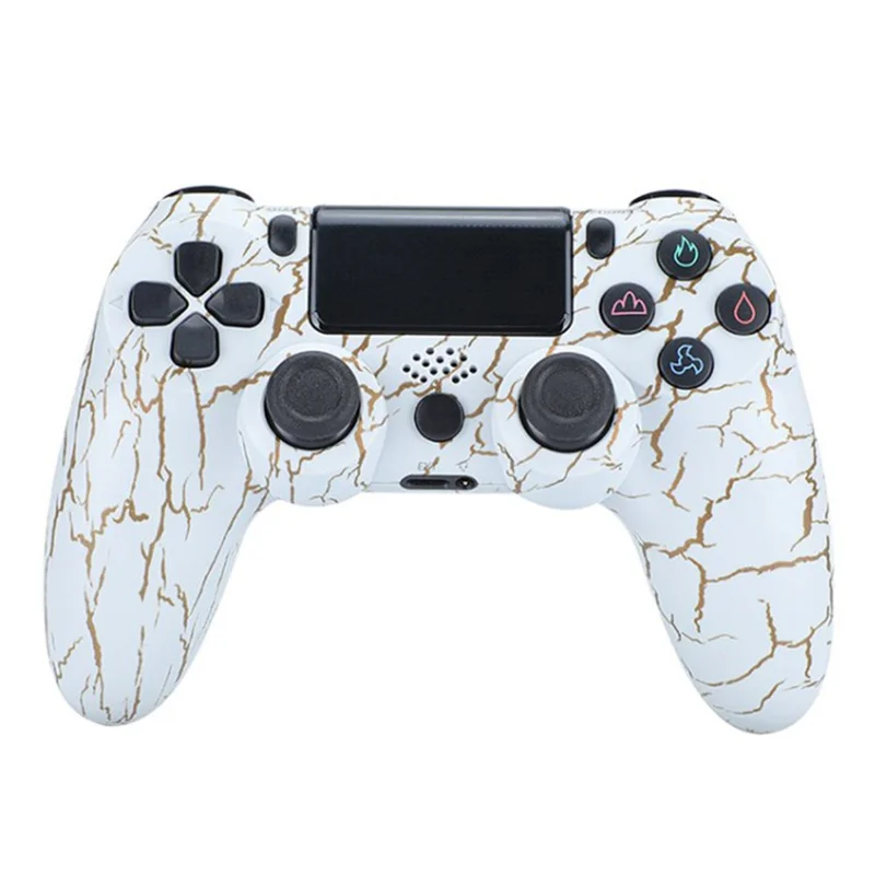 Comando Zruxe Para Ps4 Sem Fios Branco Com Touchpad E Vibração (bluetooth 4.0, Compatível Com Sony Playstation 4)