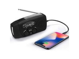 Radio Météo Solaire D'urgence, Kit Anti-sismique, Manivelle, Auto-alimentée, Am/fm/wb, Radio De Survie À Manivelle, Lampe Torche Le