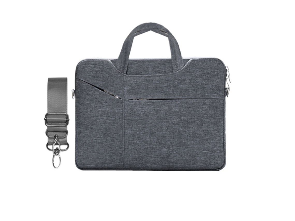 Lurelia Capa Para Portátil 41x29x2cm, Resistente À Água, Antichoque, Em Nylon, Cinza Escuro