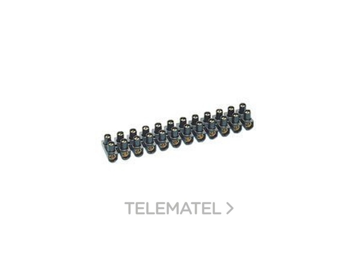 Tira LEGRAND preta Nylbloc 2 5Mm2