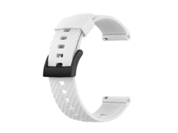 Lurelia Pulseira De Relógio 24 Mm Silicone Branco Suunto 7, Acabamento Moderno