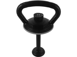 Barra De Kettlebell Imikeya, Base Curta Antiderrapante Preta Com
