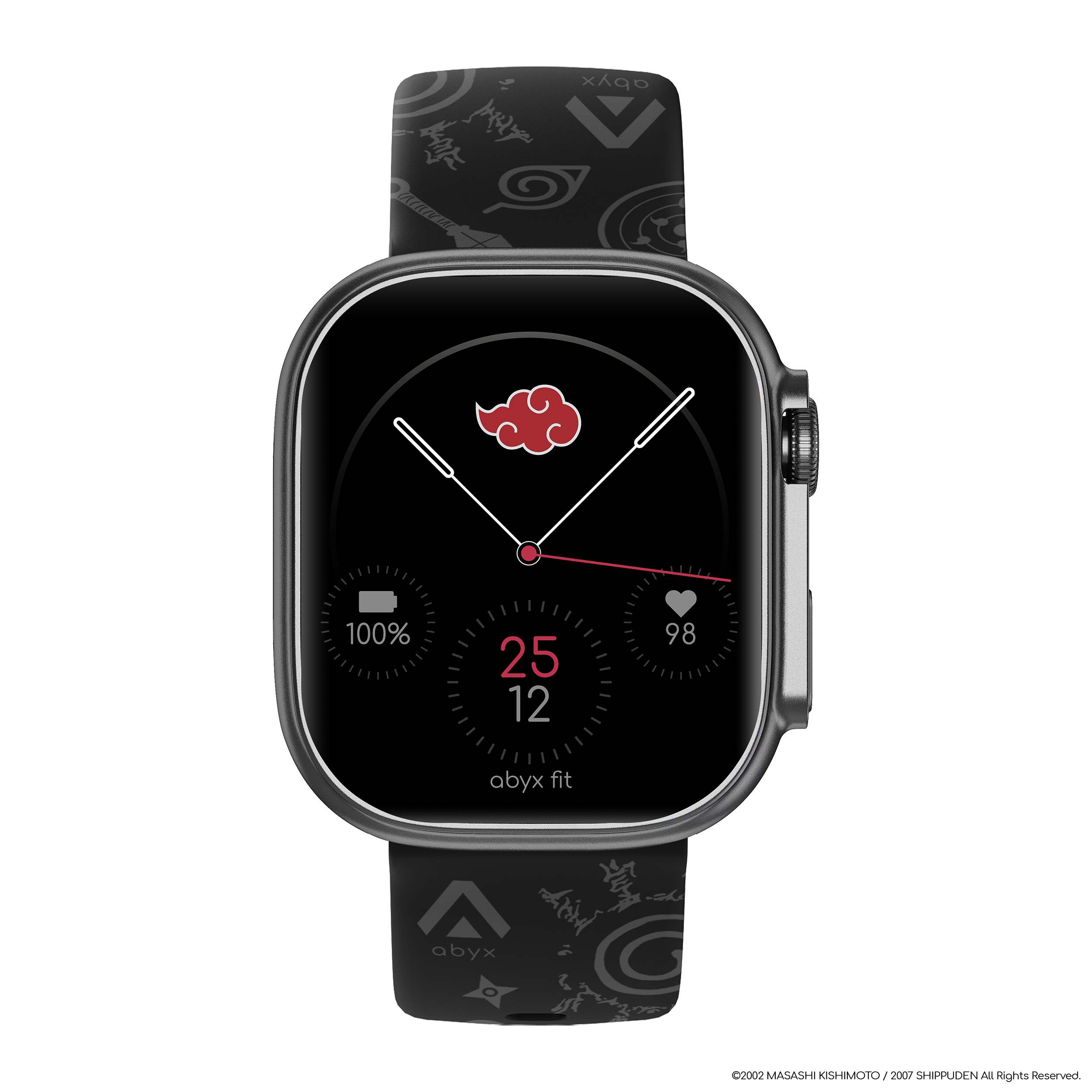 Abyx Fit Touch 5 Naruto Edition – Modelo Exclusivo De Smartwatch Itachi