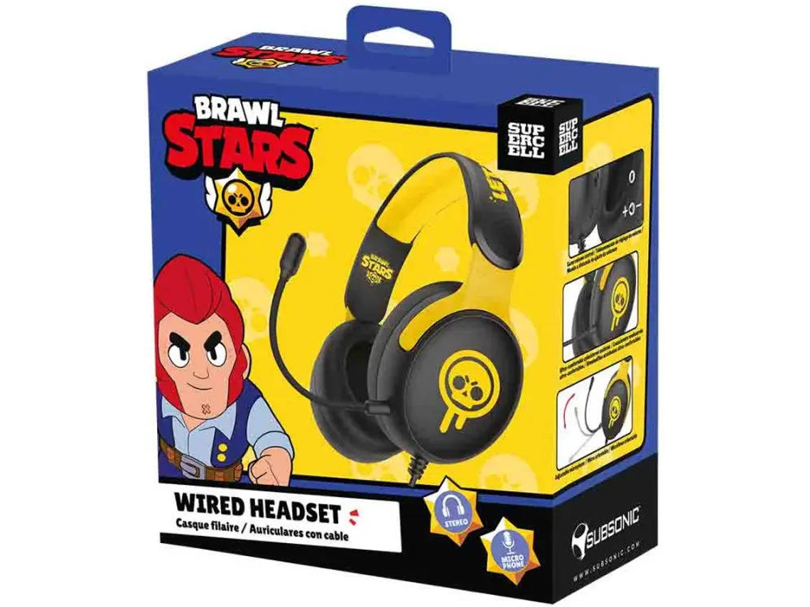 Auscultadores Gaming BRAWL STARS Drippy Skull (Multiplataforma)