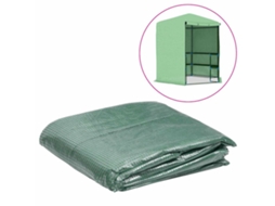 Vidaxl Cobertura Substituição P/ Estufas 6,5025 M² 255x255x194cm Verde