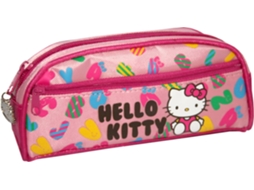 Estojo HELLO KITTY Alphabet (Rosa - PVC - 20x9x4.5cm)