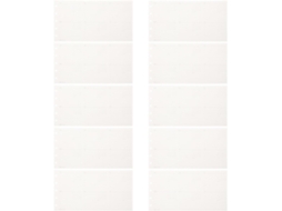 Recarga Para Agenda Profissional Com Perfuração 5 Trous En Papier Blanc, 20 Folhas Tri-fold Não Datas