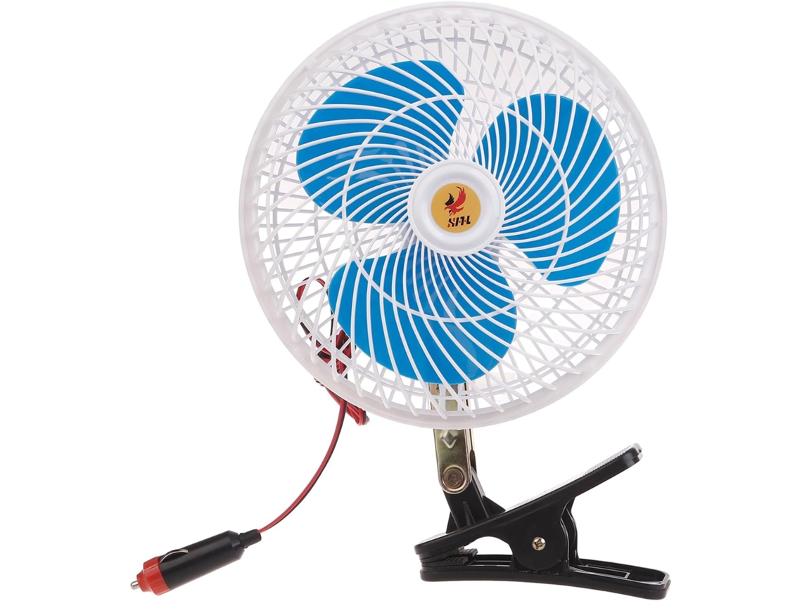 Ventilador Portátil Elétrico De 24v 12v Para Carro, Com Clipe Para Uso Nos Bancos Dianteiro E Traseiro Do Passageiro