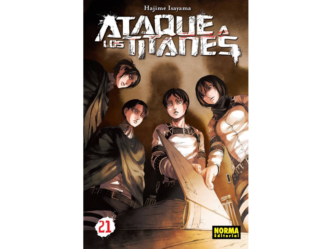 Livro Ataque A Los Titanes de Hajime Isayama (Espanhol)