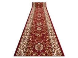 Passadeira Bcf Morad Klasyk Classic Castanho Bordó 90 cm