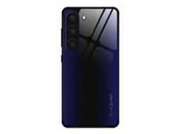 Capa De Celular Em Tpu Com Textura Gradiente E Vidro Para Samsung Galaxy S23+ 5g