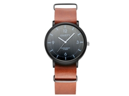 Reloj Hombre De Moda Con Correa Pu Analógico De Cuarzo Para Uso Casual (marrón)