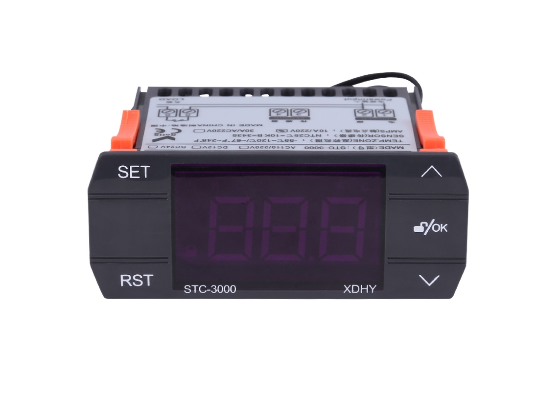 Controlador de Temperatura Digital com Sensor Ajustável