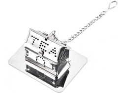 Infusor Chá Inox Reutilizável, Filtro Chá com Corrente DUREFORWARD