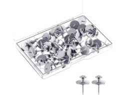 30 Alfinetes De Metal Para Quadro Cortiça, Costura Tecido