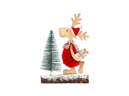 Conjunto De Natal Laxiscreed Com 4 Colheres E Talheres Em Aço Inoxidável, Decoração De Pai Natal E Árvore