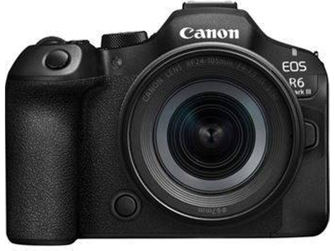 Máquina Fotográfica Mirrorless CANON EOS R6 Mark III + Objetiva RF 24-105mm F4-7.1 IS STM (32,5 MP)