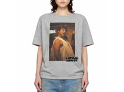 Rockinstone Animal House Movie Toga Photo Heather Gray Adult T-shirt Size:l