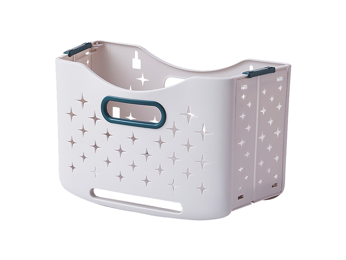 Cesta de Roupa Suja Colapsável Azul Marinho S/MARCA