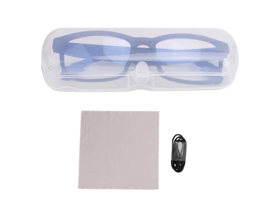 Óculos Mali Inteligentes com Filtro Luz Azul Microfone Bluetooth 5.3