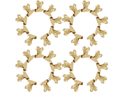Conjunto de 50 Tachinhas Douradas Healeved, Prendedores Cortiça Decorativos para Uso Doméstico e Profissional,