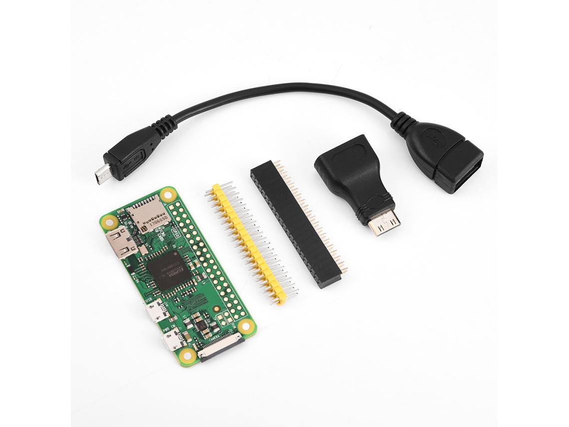 Kit Raspberry Pi Zero (placa-mãe, Adaptador Mini Hdmi, Cabo)