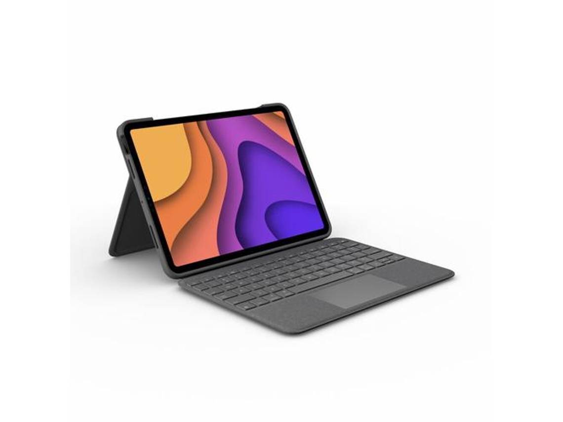 Capa Teclado LOGITECH Folio Touch For Ipad Air 4Th Generation Cinzento Smart Connector Qwerty Espanhol