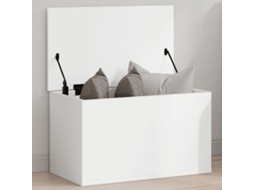 Vidaxl Caixa De Arrumação 60x35x35 Cm Derivados De Madeira Branco