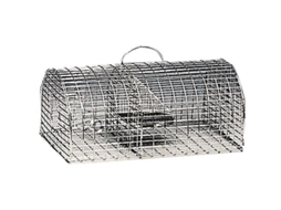 Armadilha Para Ratos 1/2 Rodada Galvanizado 40 X 23 X 18 Cm Masy