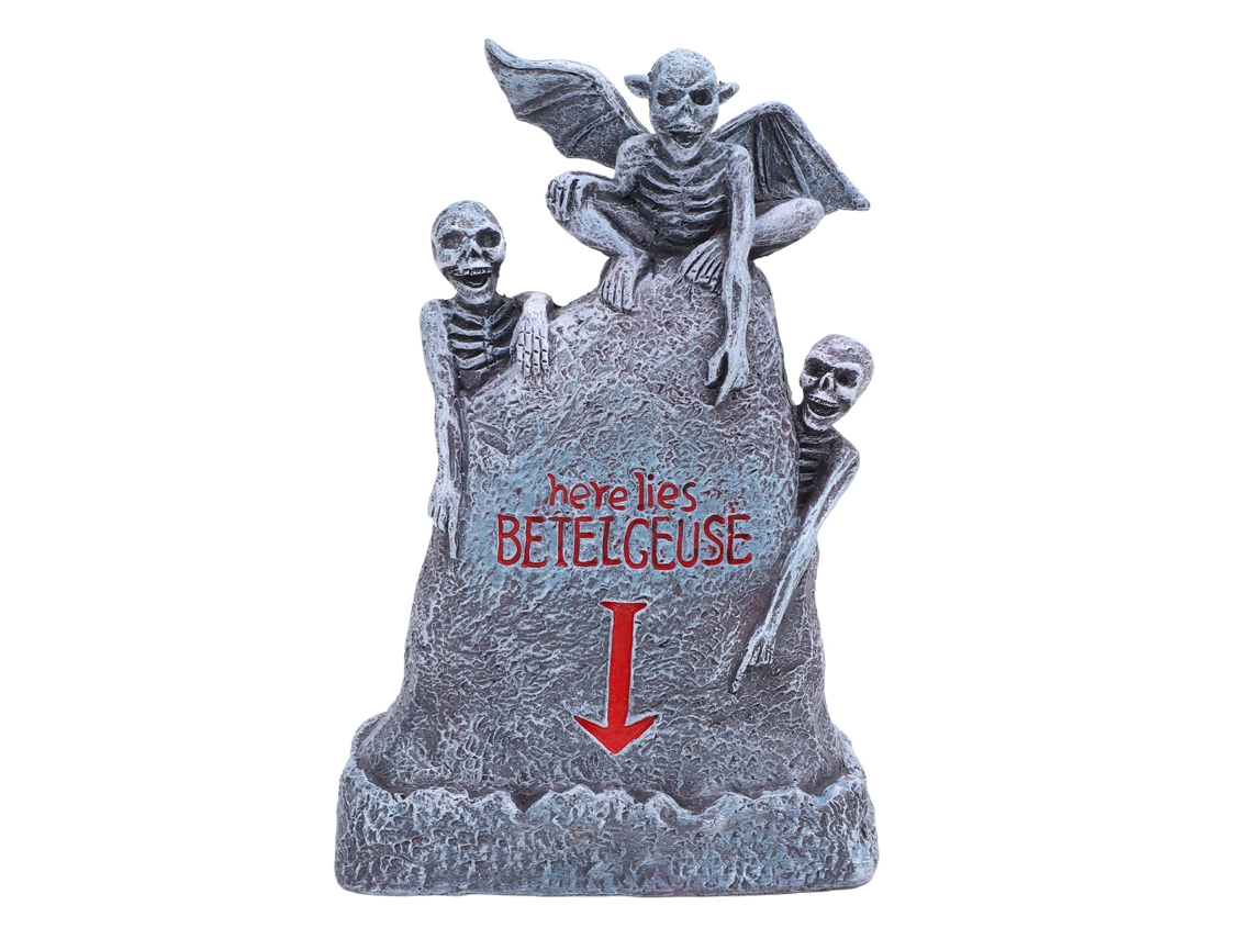 Decorativo de Mesa de Resina com Fantasma e Caveira Luminosos LAXISCREED