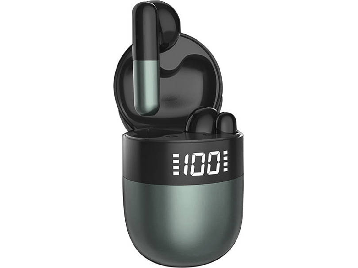 Auriculares Bluetooth True Wireless ALIN1148-1 (In Ear - Microfone - Verde)