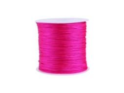 Corda de Náilon 100m X 0,8mm para Macramé e Quedas de Nó, Rosa Vermelha LAXISCREED