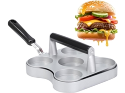 Prensa para Hamb Rguer Triturador de Plano Antiaderente Resistente com 5 Discos Moagem Acess Rios Triturar Carne Cozinha VAYOTOY