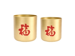 2 Peças Ornamento de Vaso Doméstico ALLINLESS