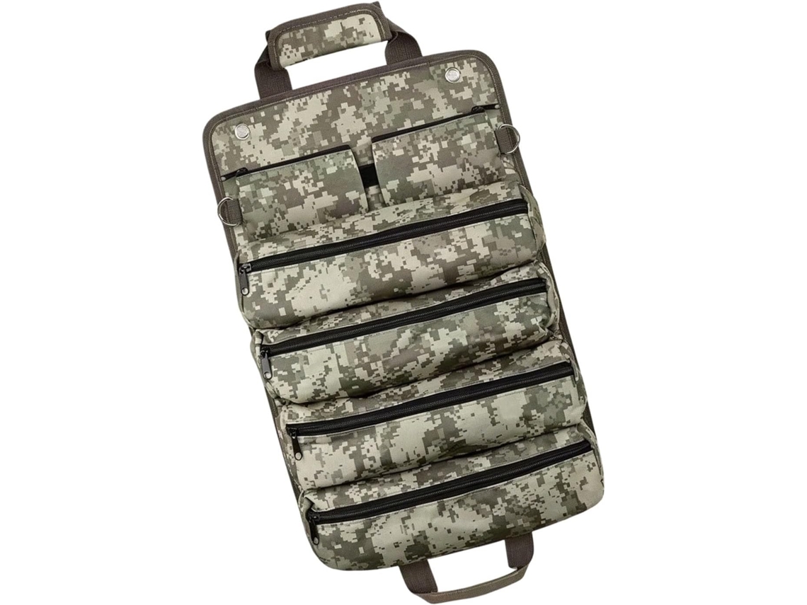 Bolsa De Ferramentas Dobrável E Resistente Com Bolsos Extras, Multiuso, Impermeável, Para Armazenamento De Chaves