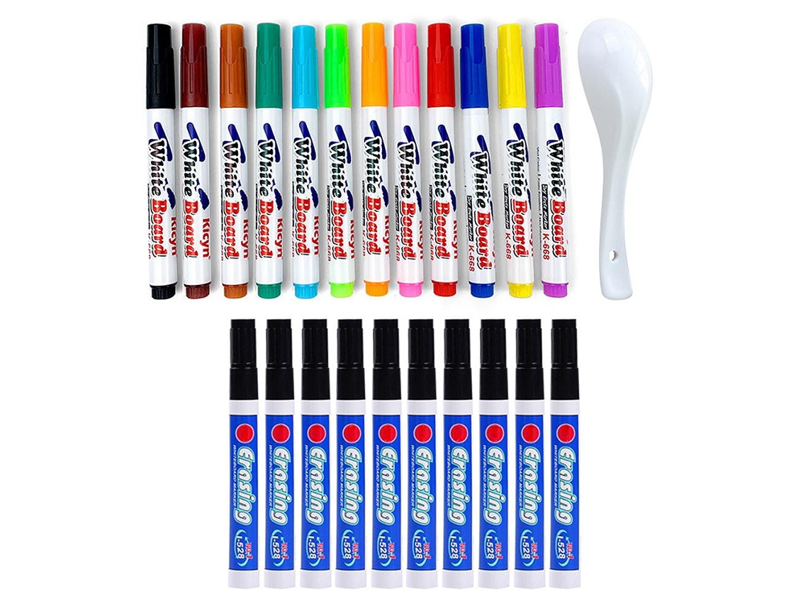 Caneta Mágica Pintura Água Desenhos Apagar Worten