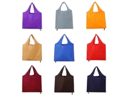 Sacola de Compras Colorida, Reutilizável e Dobrável, com Grande Capacidade e Portátil, Ideal para Viagens e Atividades Ao Ar Livre. GOKOCO