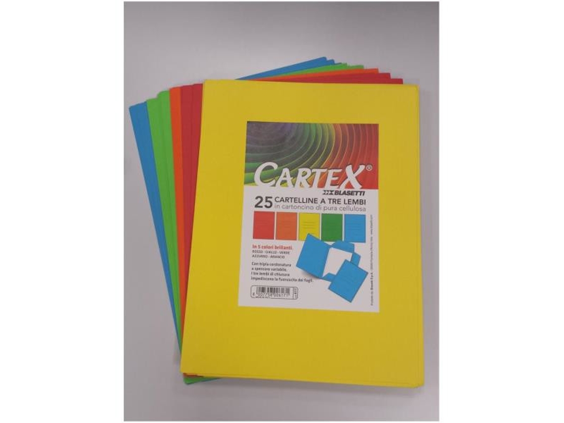 Pasta Caixa de Cartão Azul BLASETTI 614 A4