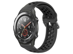 Pulseira De Silicone Esportiva Perfurada E Respirável De 20 Mm Para Huawei Watch 2